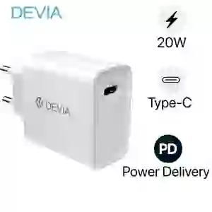Củ Sạc Nhanh Devia 1 Cổng PD (EU, 20W) Trắng